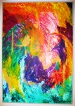 B83.Tigeren. 70x100 cm. 4.500 Kr.